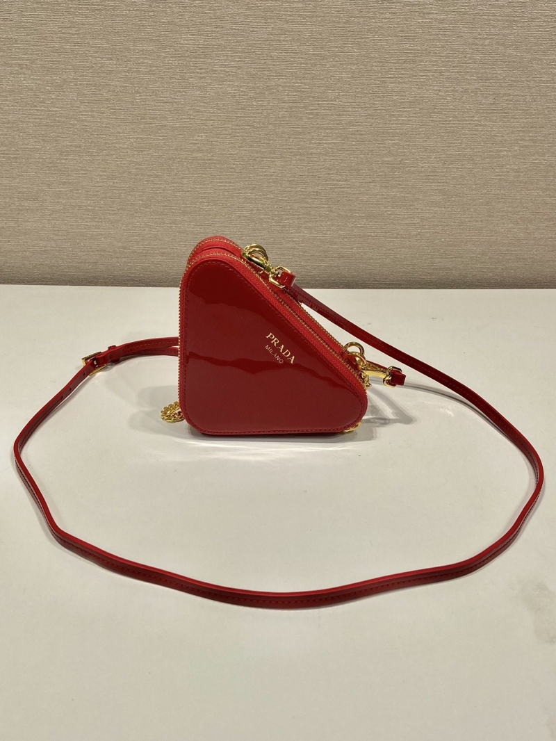 Pra*a triangle pouch